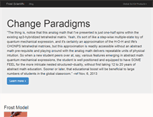 Tablet Screenshot of frostscientific.com